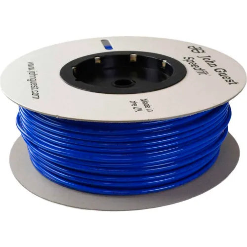 Tubo LLDPE ¼" Azul - Rollo 1,000 ft | John Guest PE-08-BI-MF-B
